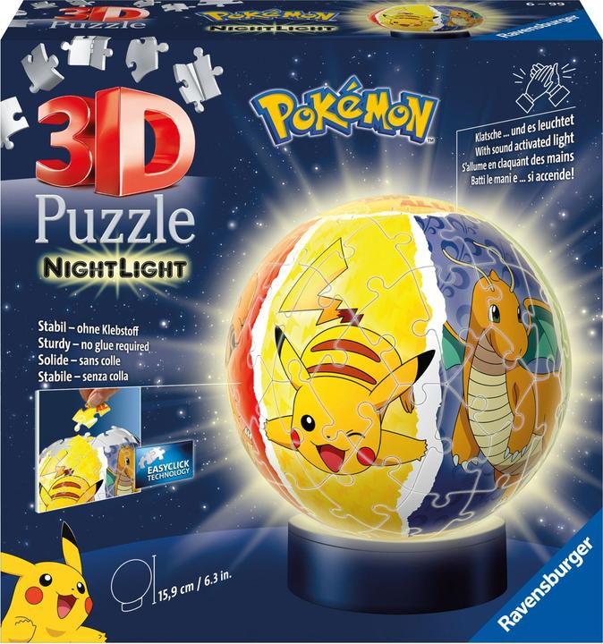 Immagine prodotto Ravensburger Luce notturna Pok'émon (72 pezzi)