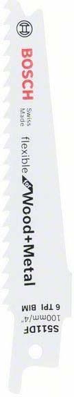Produktbild Bosch Professional Zubehör Säbelsägeblatt S 511 DF, Flexible for Wood and Metal, 2er-Pack