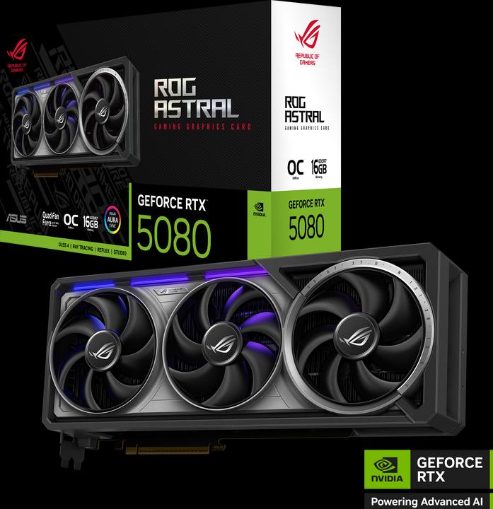 Produktbild ASUS ROG ASTRAL RTX 5080 GAMING OC (16 GB)