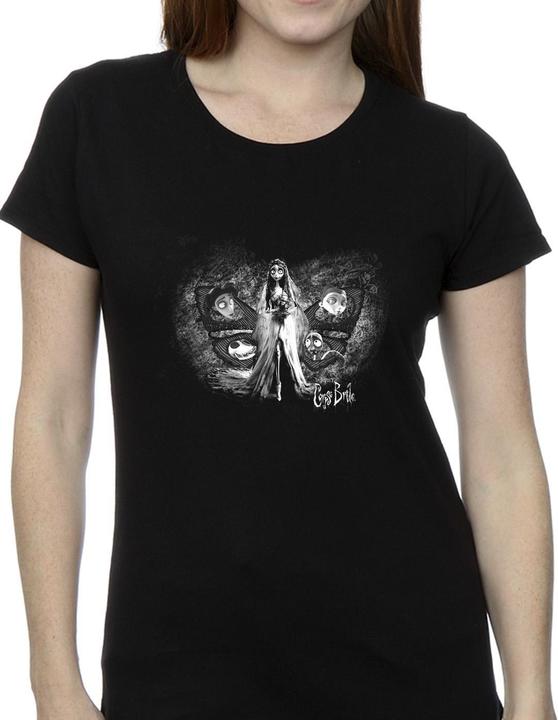 Immagine prodotto Corpse Bride Emily Butterfly Maglietta Donna (XL)