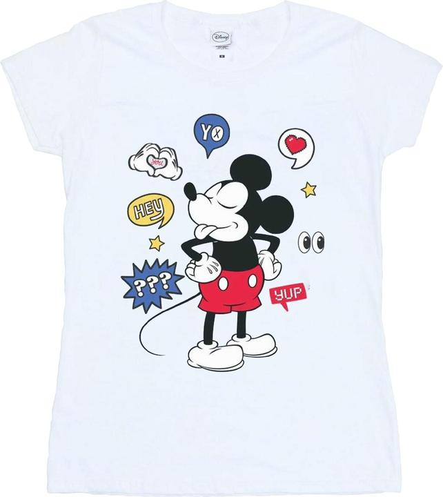 Immagine prodotto Disney Mickey Mouse Tongue Out Maglietta Donna (XL)