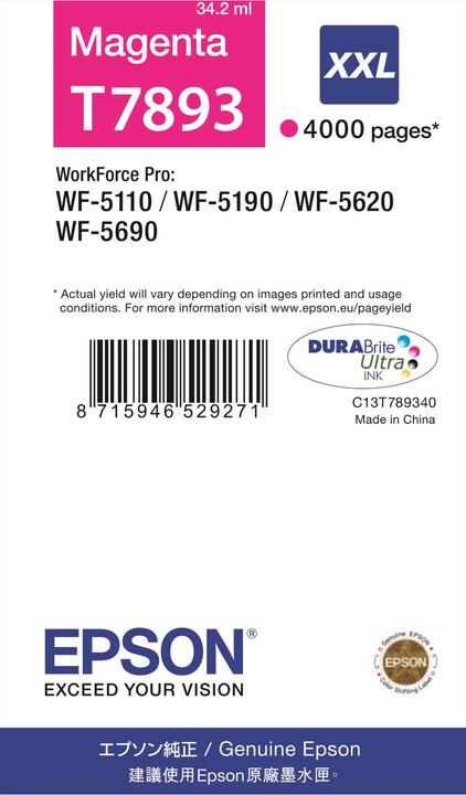 Epson T7893 DuraBrite Ultra (M)