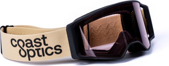 Image du produit Coast Optics Alta 2 Goggle schwarz, Band beige mit Pink Crystal und klarem Glas (Noir, Noir)