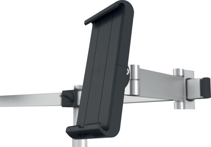 Actual product image Durable Monitor holder for 1 monitor and 1 tablet, HxWxD 445 x 780 x 190 mm, with table (Table, 34")