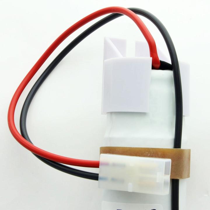 Actual product image AccuCell Emergency light battery NiCd 6.0V 4500mAh L1x5 330x37mm (4500 mAh, Battery + charger)