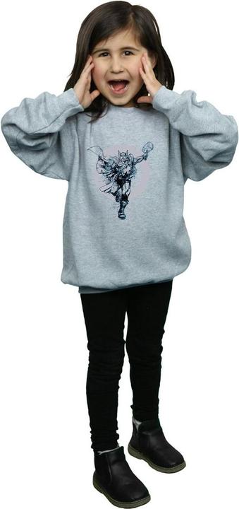 Actual product image Girls Thor Circle Sweatshirt (140, 146)