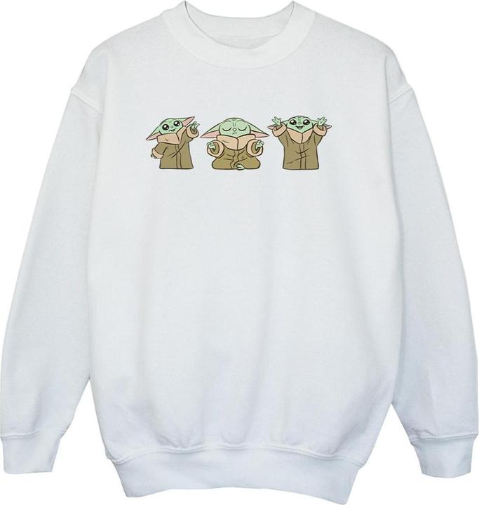 Star Wars The Mandalorian Grogu Poses Sweatshirt Jungen
