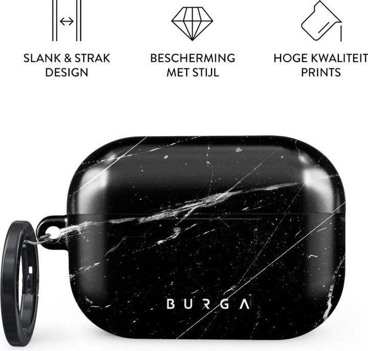 Actual product image Burga Apple Airpods Pro 2 Case - Noir Origin