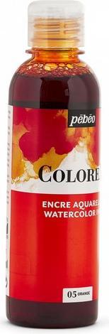 Actual product image Pebeo Colorex water ink (Orange, 250 ml)