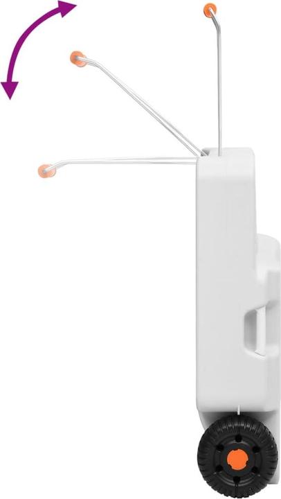 Produktbild VidaXL Camping-Wassertank mit Rollen 30 L Grau