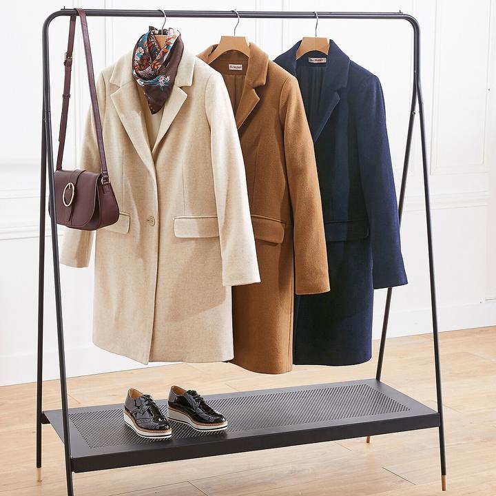 Actual product image Anne Weyburn Half-length coat with button fastening (46)