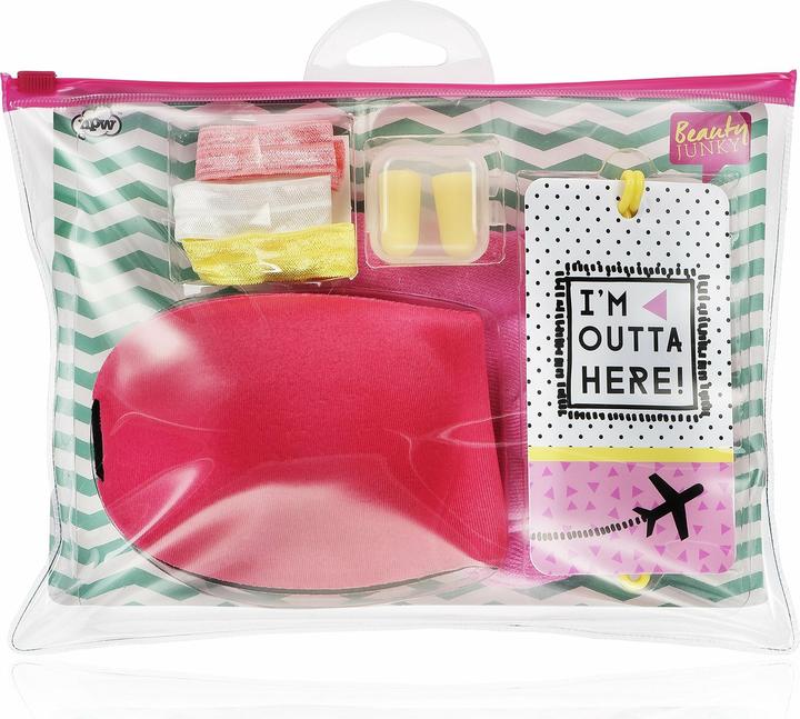 NPW USA 7 Piece Beauty Junky In-Flight Essential Travel Comfort Kit