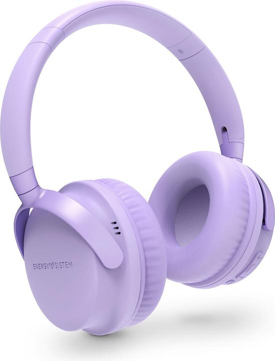 Energy Sistem Headphones Bluetooth Style 3 Lavender (Bluetooth, Deep Bass, High-quality voice calls (ANC, 25 h, Kabelgebunden)