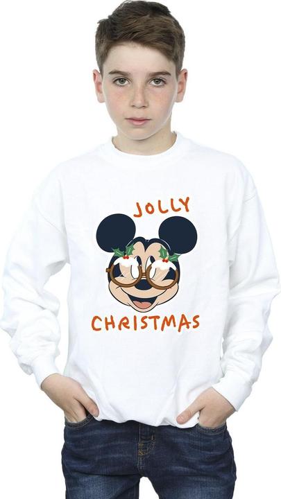 Immagine prodotto Disney Mickey Mouse Jolly Christmas Glasses Felpa Ragazzi (140, 146)