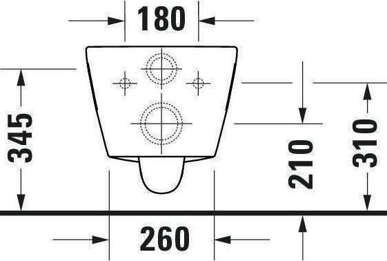 Produktbild Duravit Wand-Tiefspül-WC D-NEO rimless HygieneGlaze weiss