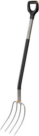 Actual product image Fiskars Ergonomic fork for compost (with round tines)