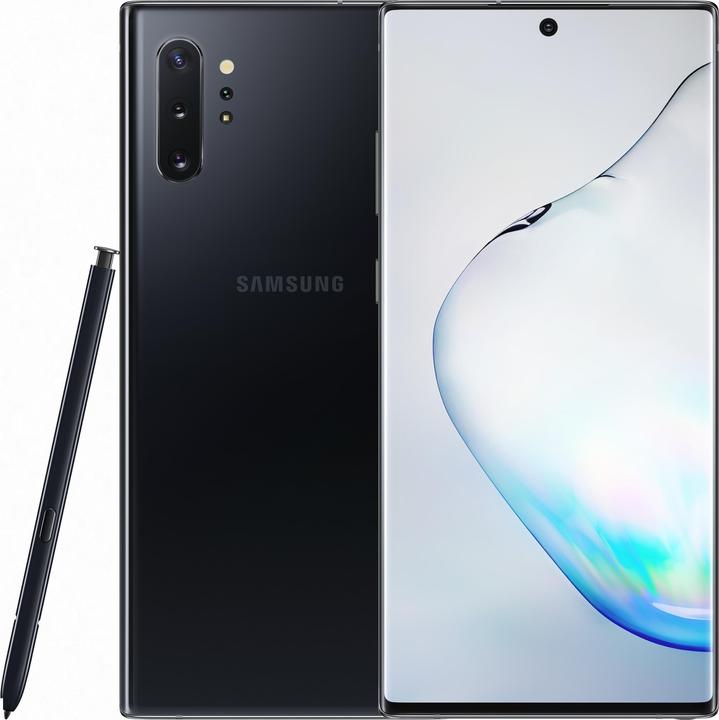 Actual product image Samsung Galaxy Note 10+ (256 GB, Aura Black, 6.80", Hybrid Dual SIM, 16 Mpx, 4G)