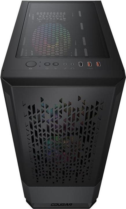 Produktbild Cougar Case MX430 Air RGB Black (ATX, mATX, Mini-ITX)