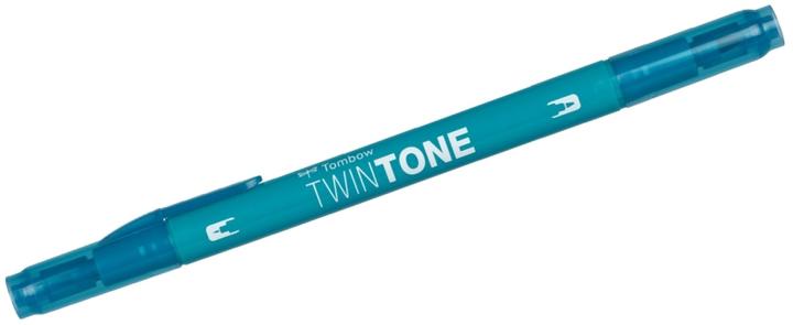 Immagine prodotto Tombow Penne in fibra Twintone (84, Blu Turchese, 1 x)