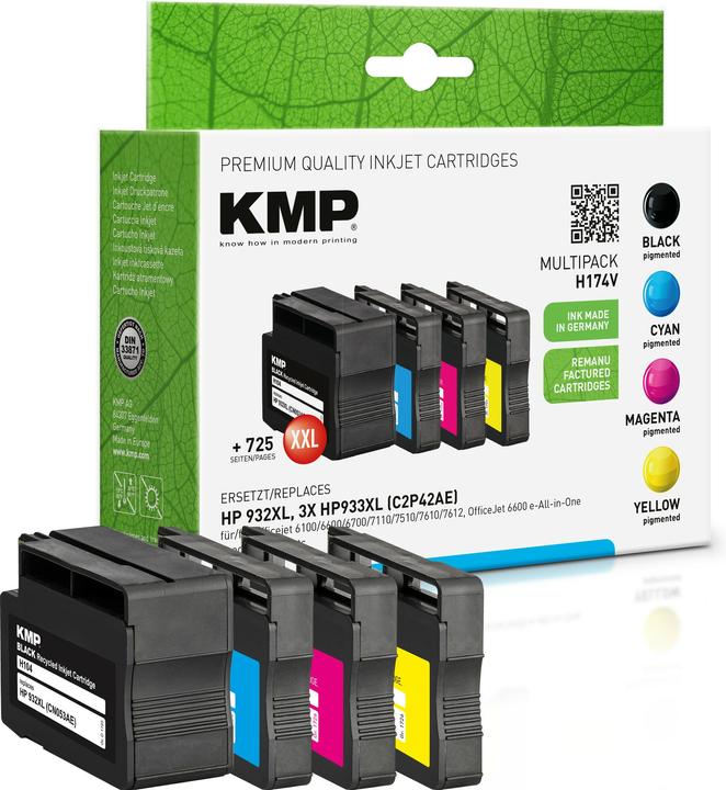 KMP H174V (M, Y, BK, C)