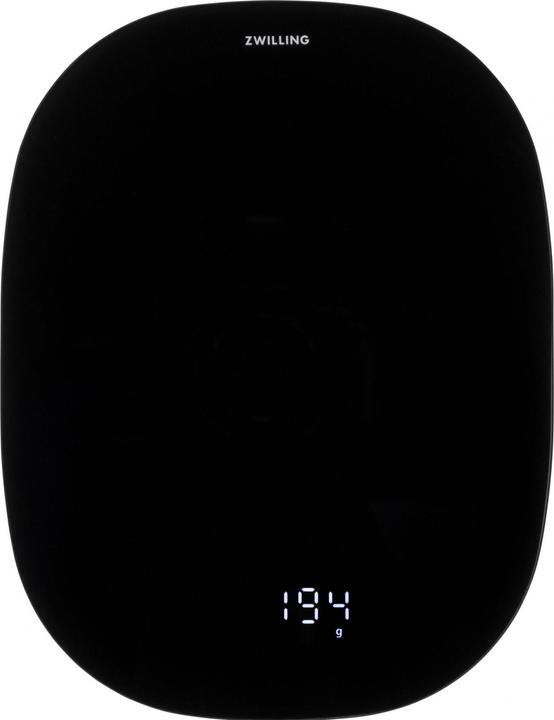 Actual product image Zwilling Enfinigy Black digital kitchen scale up to 10kg.