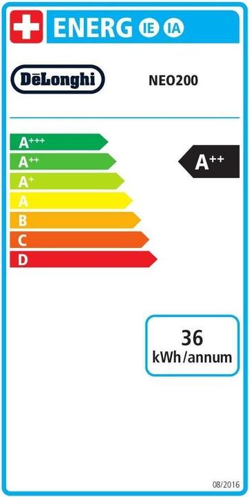 Label énergétique De'Longhi Dolce Gusto NEO200 (NESCAFÉ Dolce Gusto)