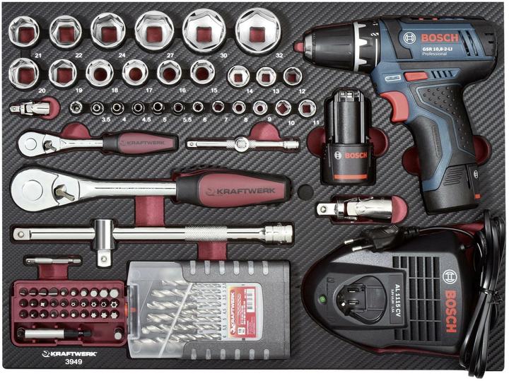 Actual product image Kraftwerk Alu Pro Swiss Tools (264 pieces)