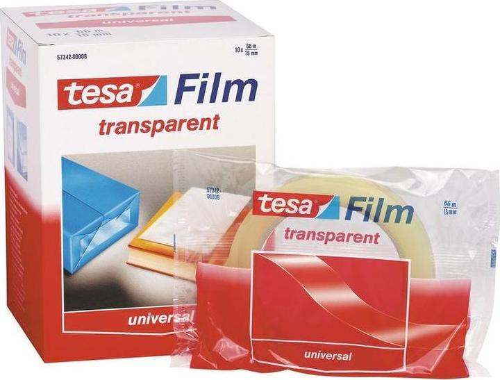 Produktbild tesa tesafilm 1x TRANSPARENT Klebeband (15 mm)