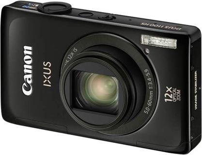 Canon IXUS 1100 HS, 12 MP, 12x Zoom, Full-HD Movies, Black (1/2,3'')