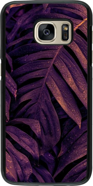 Actual product image PhoneLook Coque Purple Light Leaves (Samsung Galaxy S7)