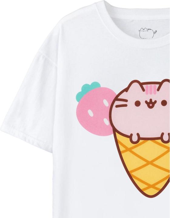 Actual product image Pusheen Womens/Ladies Ice Cream T-Shirt (3XL)