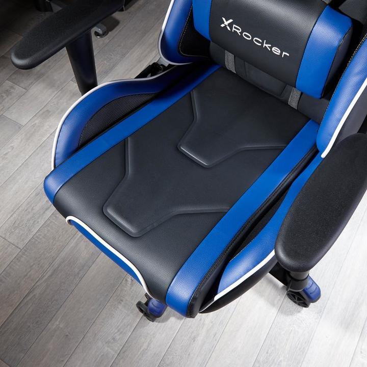 Image du produit X Rocker X-Rocker Agility Chaise de jeu ergonomique - Bleu
