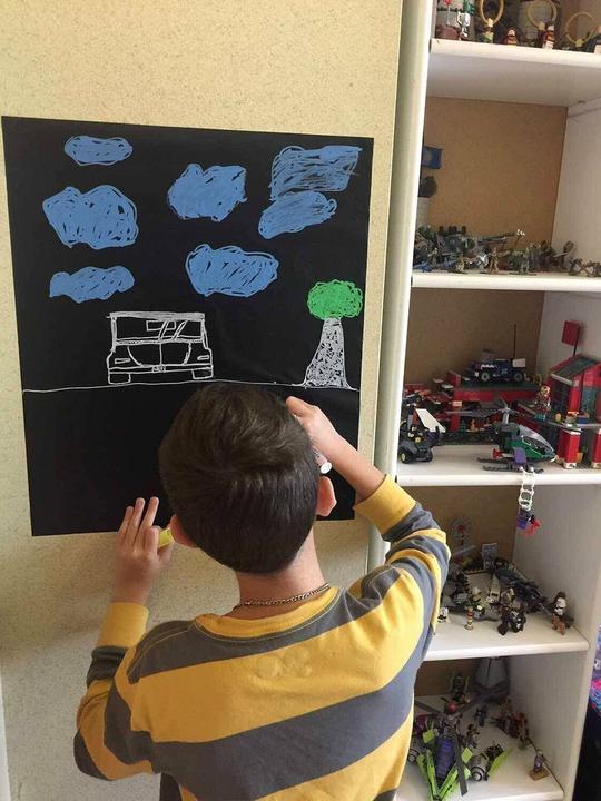 Immagine prodotto I Am Creative Selbstklebende Wandtafel Folie Black Board
