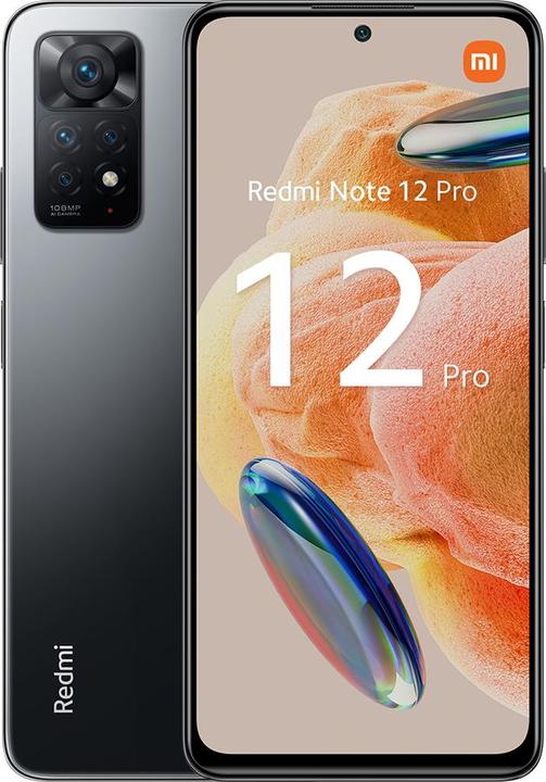 Produktbild Xiaomi Redmi Note 12 Pro (128 GB, Graphit grey, 6.67", Dual SIM, 108 Mpx, 4G)