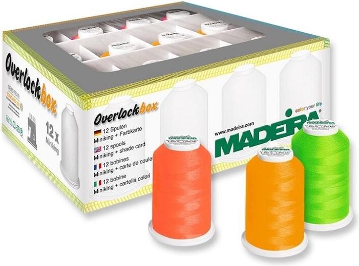 Image du produit Madeira OverlockBox Miniking 12 bobines