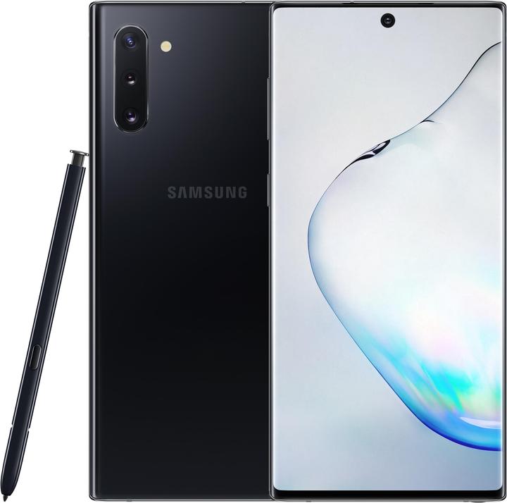 Samsung Galaxy Note10 EU (256 GB, Aura Black, 6.30", Dual SIM, 16 Mpx, 4G)