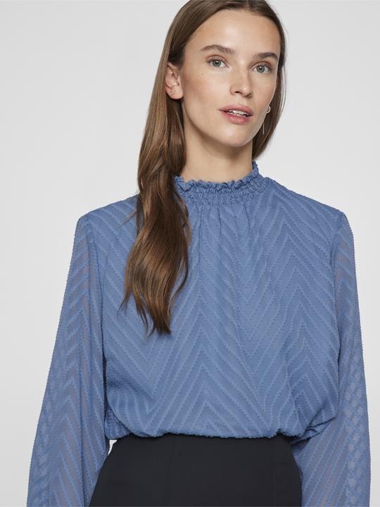 Actual product image Vila High Neck Long Sleeve Blouse (36)