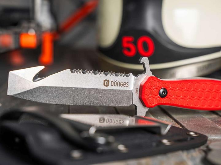 Immagine prodotto Dönges Coltello di soccorso Expert fisso, colore rosso (9.50 cm)
