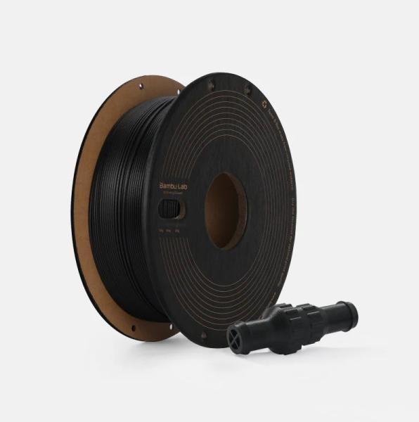 Produktbild Bambu Lab PPS CF - Black - 1.75mm (Carbon, PP, 1.75 mm, 750 g, Schwarz)