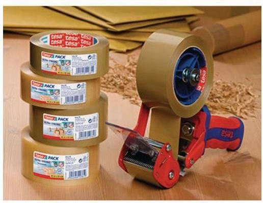 Image du produit tesa tesapack ULTRA STRONG Ruban adhésif pour paquets - Ruban d'emballage en PVC pour un emballage (110 mm)