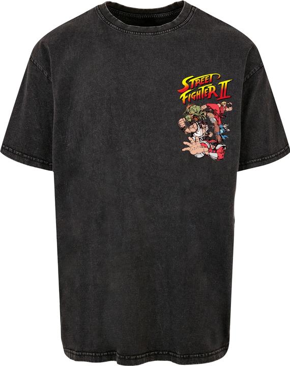 Actual product image Merchcode Streetfighter II Roster Oversize Tee - 187843 (XL)