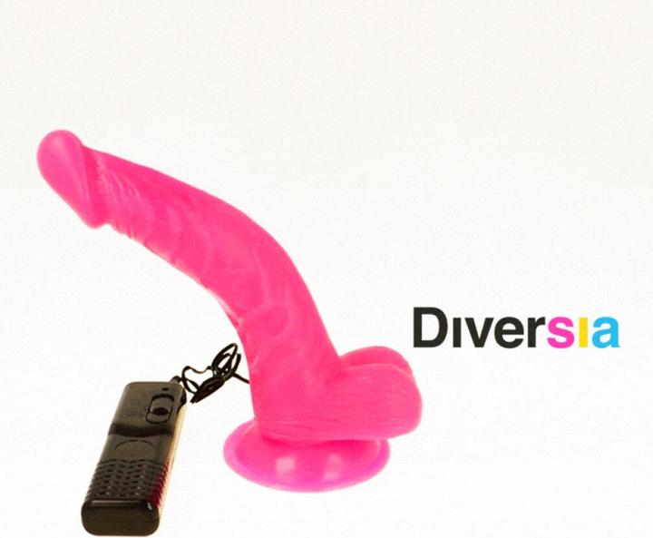 Immagine prodotto Diversia Dildo Vibrante Flessibile Da 21,5 cm - Viola