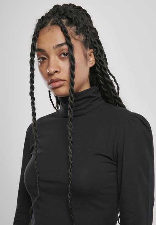 Actual product image Urban Classics Ladies Puffer Sleeve Turtleneck L/S (S)