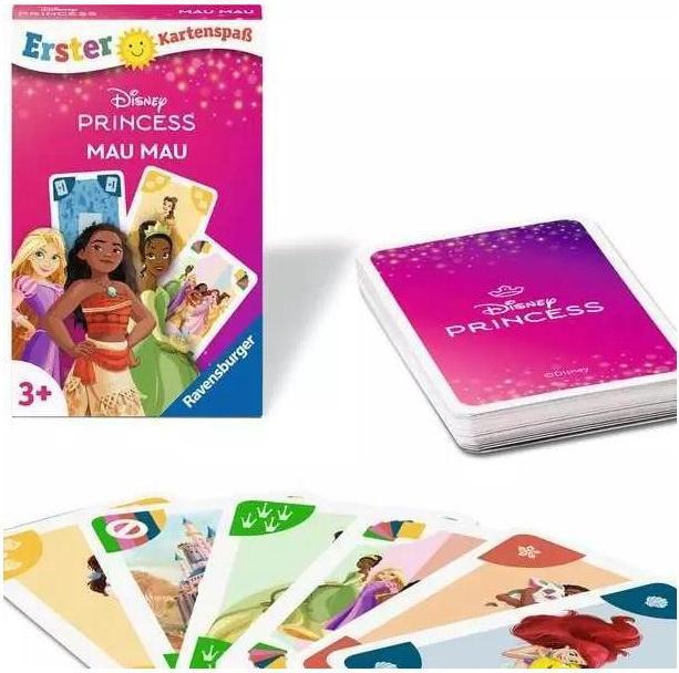 Image du produit Ravensburger 24709 - Disney Princess Mau Mau - Le jeu de cartes classique pour 2-4 enfants à partir de 3 ans (Allemand)