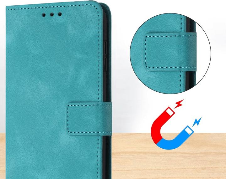 Immagine prodotto Cover-Discount Galaxy A55 - Custodia in pelle scamosciata dal design vintage (Samsung Galaxy A55)