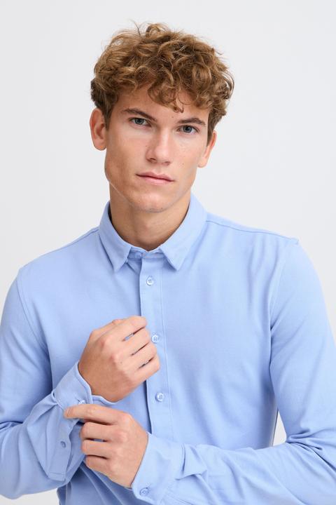 Actual product image Casual Friday CFARTHUR LS BU jersey piquet shirt 20505281 (L)