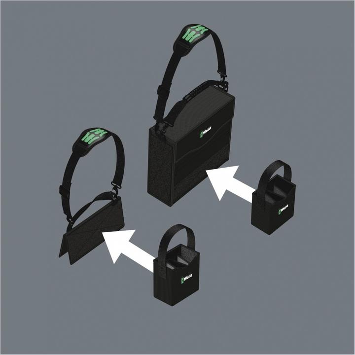 Image du produit Wera Kraftform 2go 300 (Vis fendues, Torx (TX), Cruciforme PZ, Recouvrement cruciforme Phillipps (PH))
