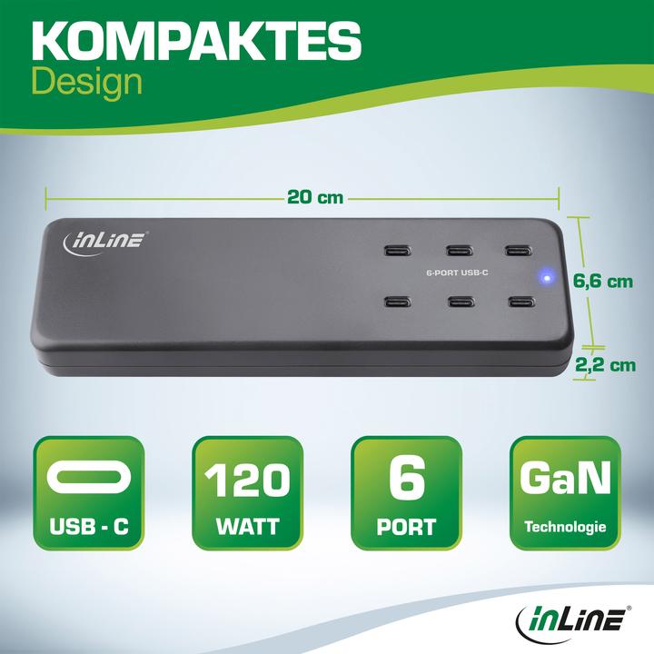 Actual product image InLine Multiport power supply (120 W)