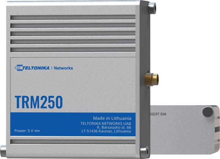 Actual product image Teltonika LTE industrial modem TRM250, NB-Cat.M1-LTE, USB