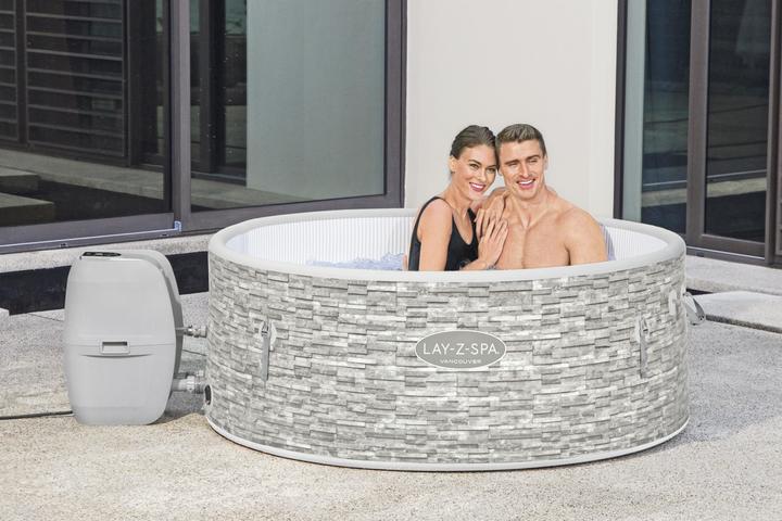 Produktbild Bestway Lay-Z-Spa® Vancouver AirJet Plus Whirlpool 5 Personen - 1.55m x 60cm (5 Pers.)